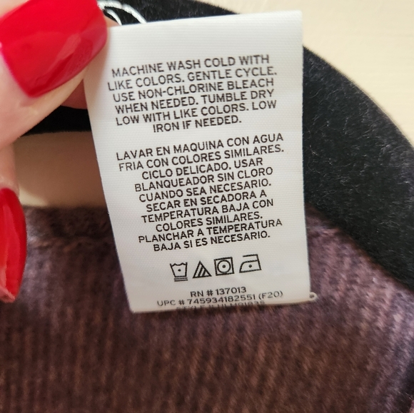 Woolrich Maroon, Pink and Gray Blanket Shawl, OS - Picture 5 of 7